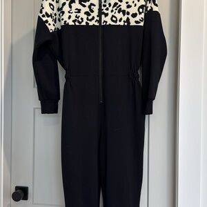 Smash & Tess x Brunette The Label Romper in Snow Leopard